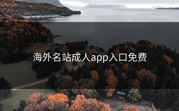 海外名站成人app入口免费